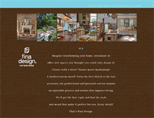 Tablet Screenshot of finadesign.com